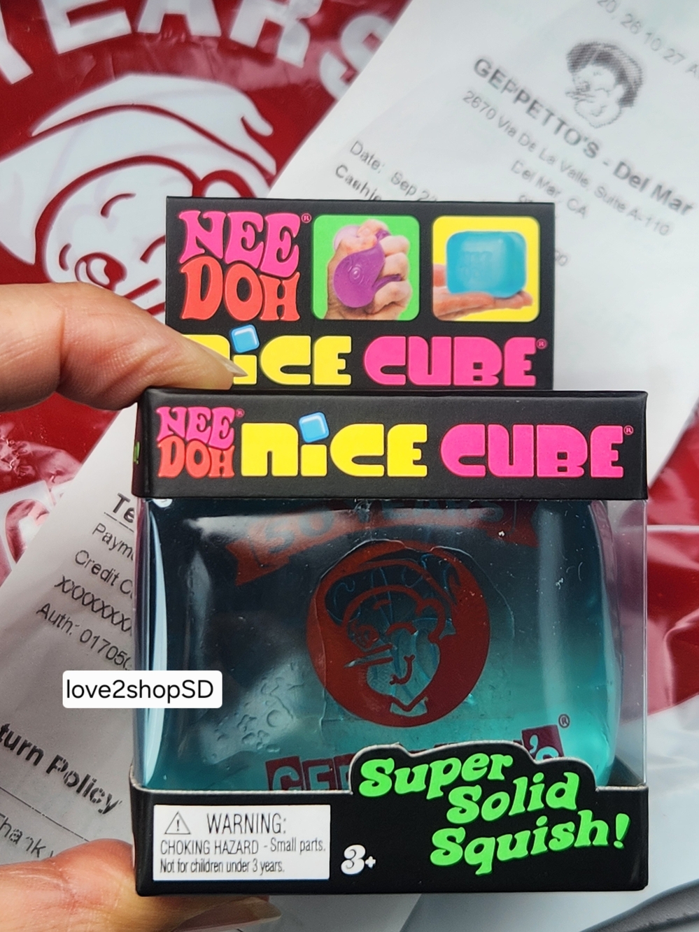 NeeDoh Nice Cube X Gepettos 50th Anniversary Limited Collaboration - Authentic